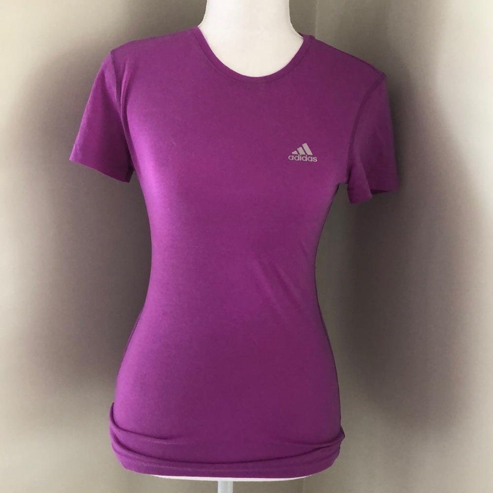 💋 3/$30 Adidas Purple Workout Tee